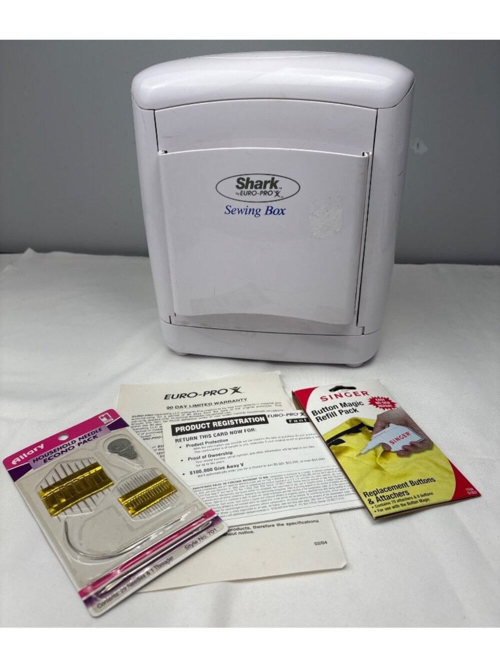 Ultimate Sewing Kit Shark Euro-Pro w/Singer Allary Accessories Threaded Bundles